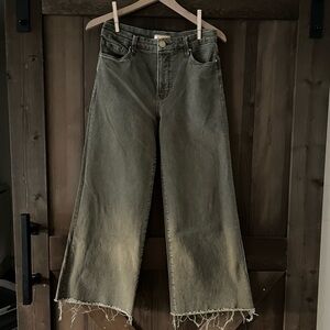 Kut from the Kloth “Meg” Wide-Leg Jeans in Sherwood Forest